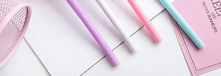 1 шт Licorne свет единорога черные чернила гелевая ручка животное ручка для письма шариковые ручки детский подарок школьные офисные ученики канцелярские принадлежности