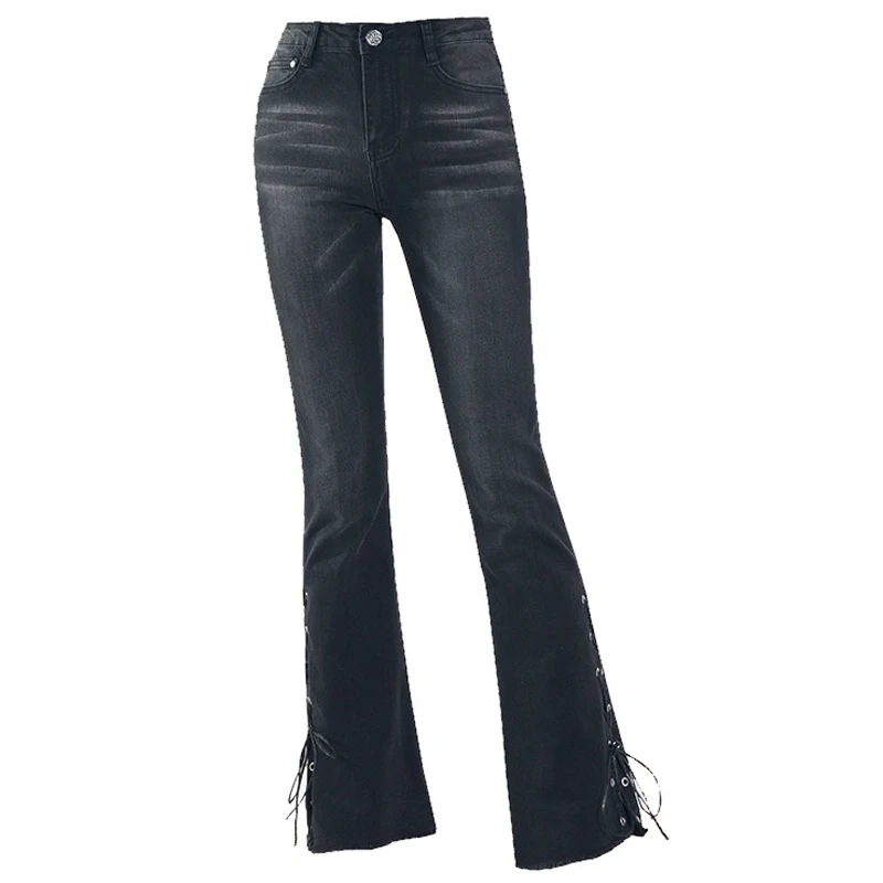 FERZIGE новинка роскошные облегающие джинсы женские обтягивающие штаны с высокой