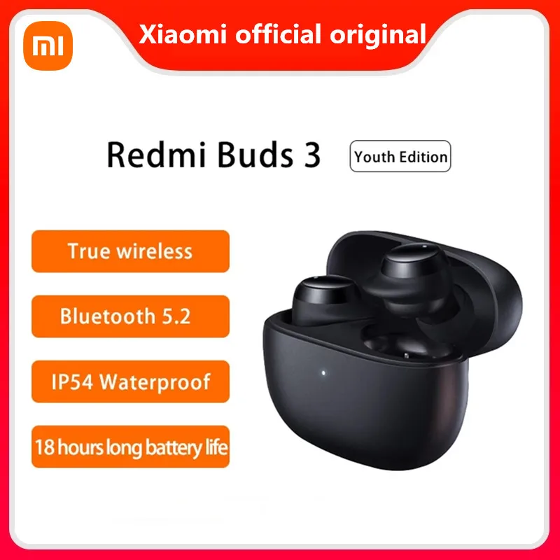 

TWS-наушники Xiaomi Redmi Buds 3 Youth Edition с поддержкой Bluetooth 5,2 и сенсорным управлением