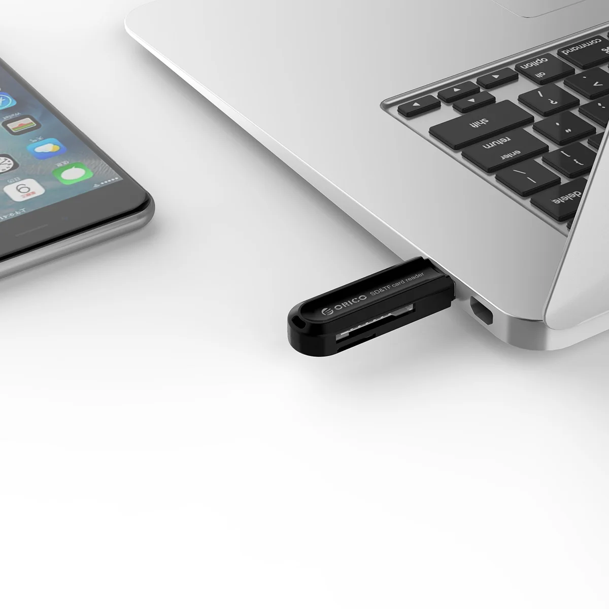 ORICO кард-ридер USB 3,0 2 в 1 SD/Micro SD TF OTG Smart memory type C кард-ридер высокоскоростной адаптер для ПК компьютера ноутбука