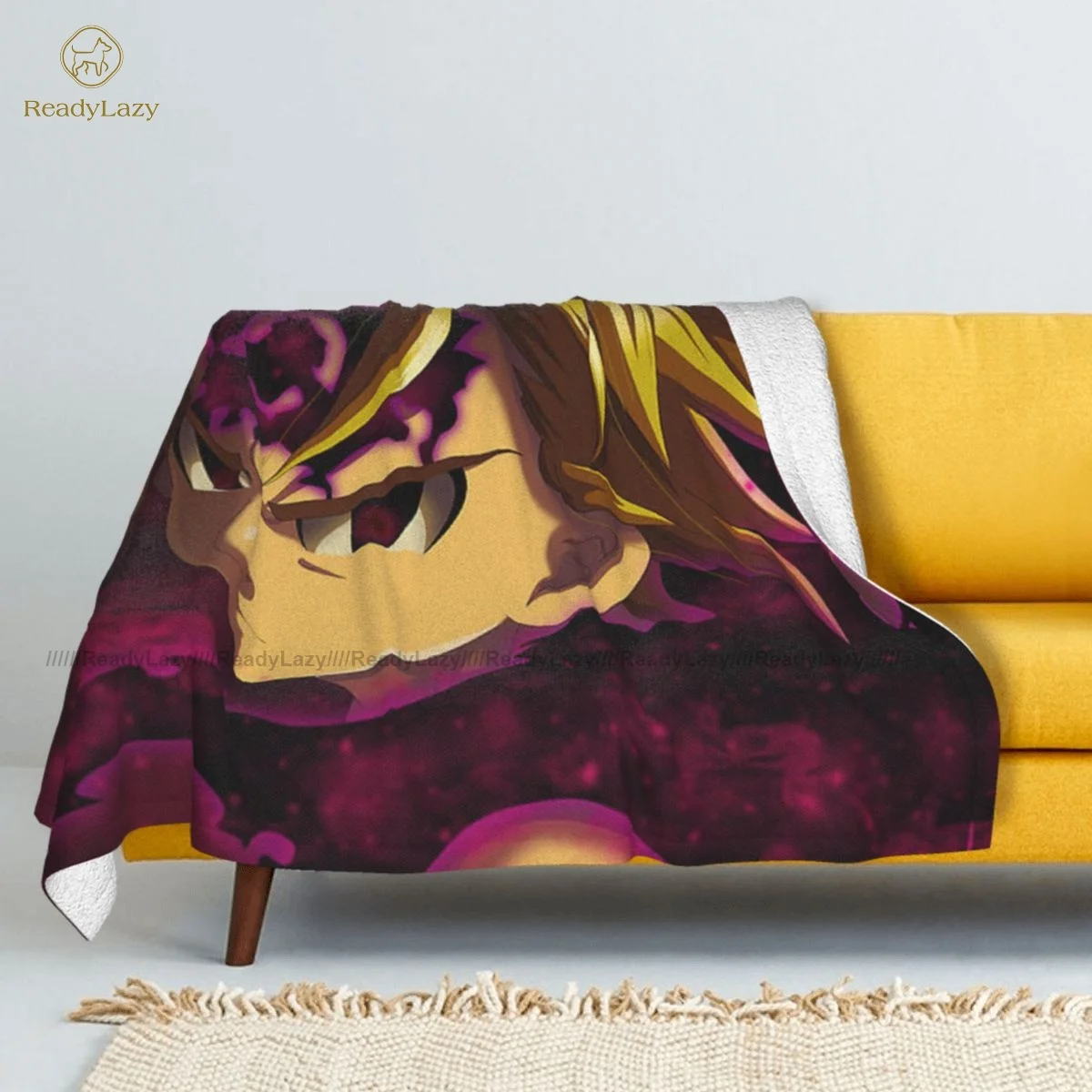 

Мягкое модное покрывало Meliodas из шерпы, флисовое покрывало для любой погоды