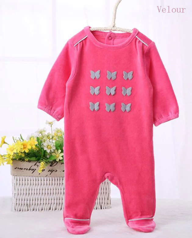 pink Боди для малышей; пижамы; детская одежда с длинными рукавами; одежда для детей; комбинезоны для новорожденных; Одежда для мальчиков и девочек; Детский комбинезон - Цвет: pink