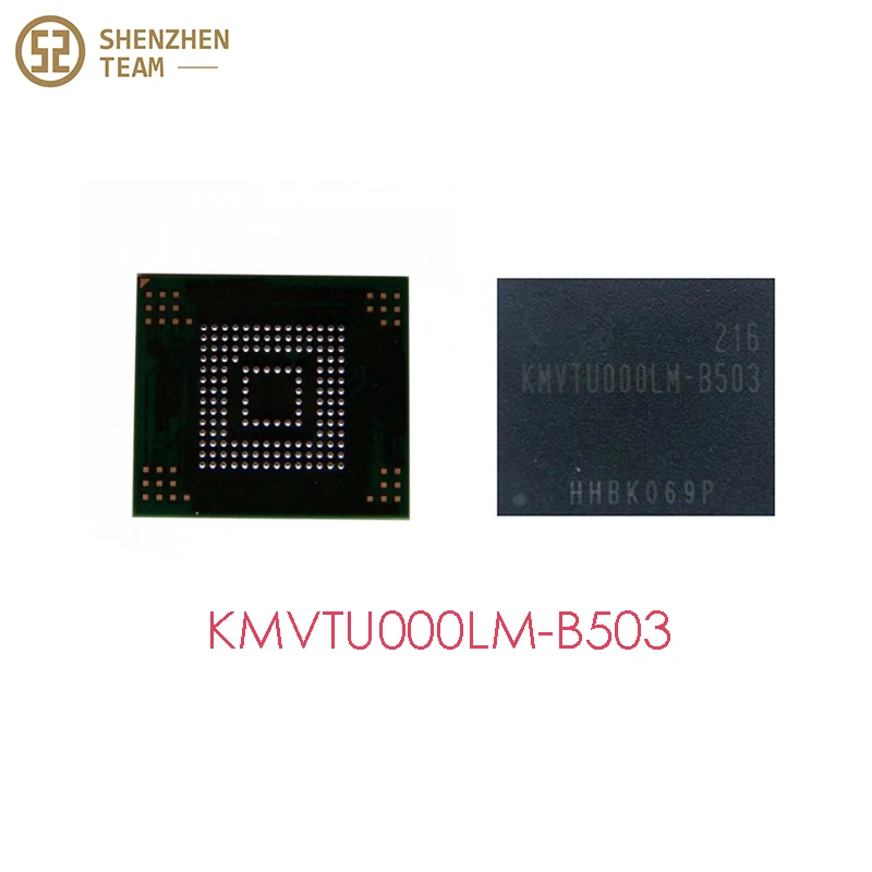 

SZteam 10pcs/lot EMMC KMVTU000LM-B503 for Samsung I9300 s3 flash memory with firmware BGA reball balls Chipset