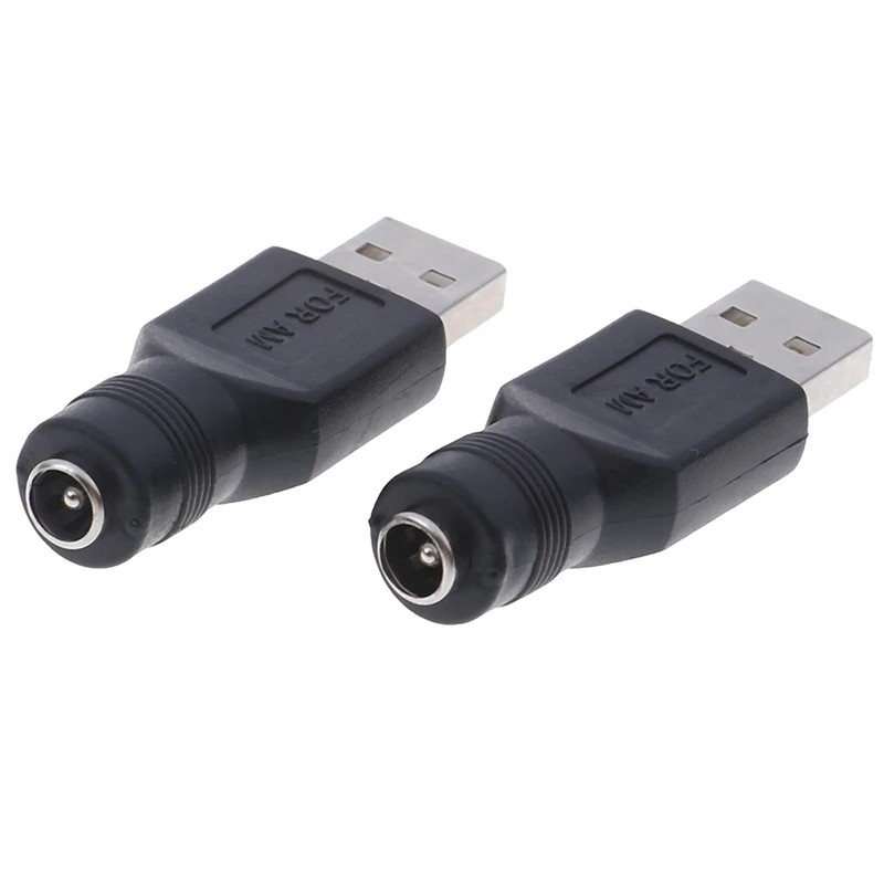 

Адаптер питания постоянного тока 2 шт./лот USB мама до 5,5 мм X 2,1 мм мама