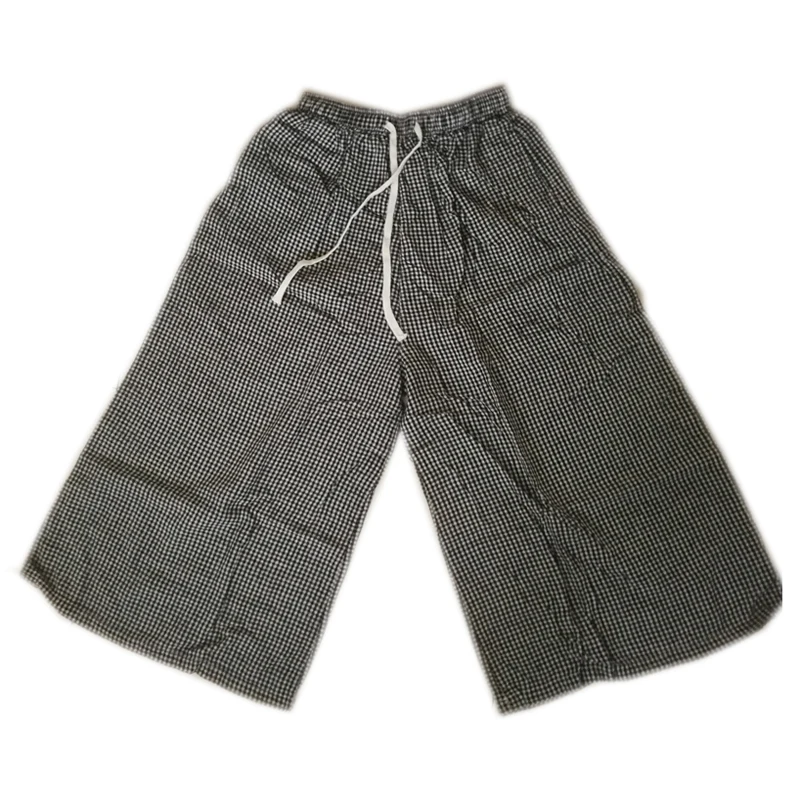 Женские брюки нижнее белье хлопковая льняная туника с широкими штанинами