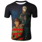 Футболка мужская с 3d-принтом, повседневная тенниска с круглым вырезом и коротким рукавом, забавная майка клоуна, лето 2019