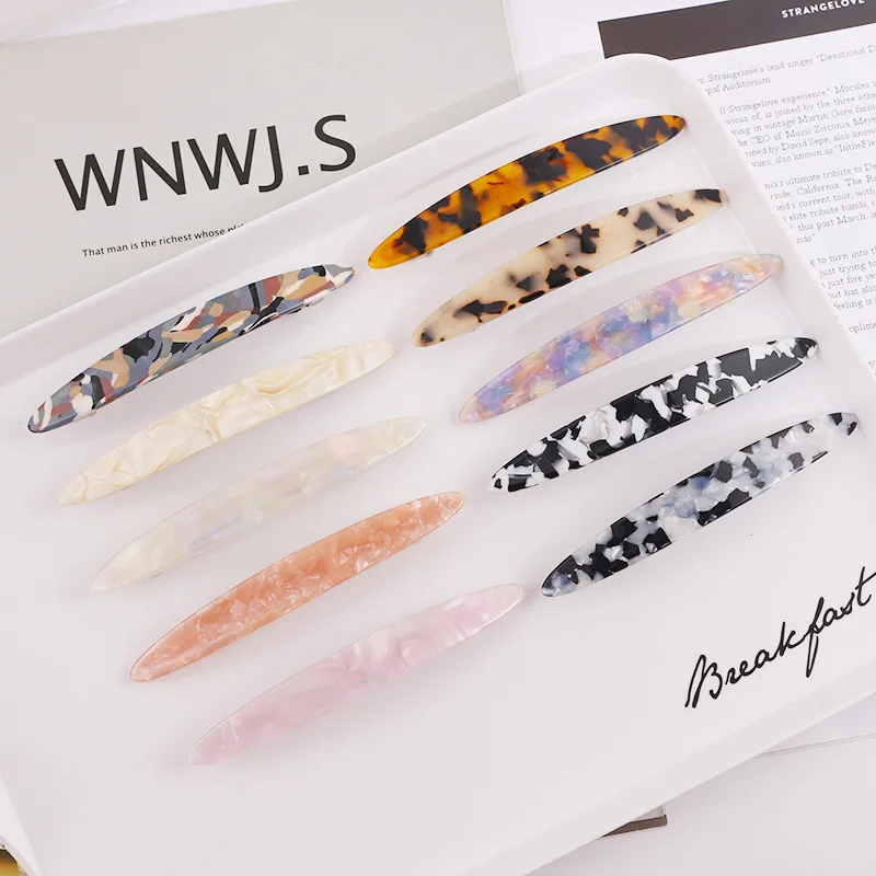 

Женская винтажная длинная Заколка-пряжка с леопардовым принтом