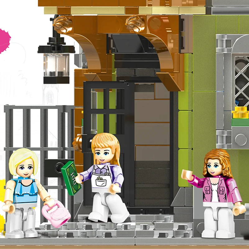 QL0919 Creator The Corner Mall Market Expert фигурки строительные блоки кирпичики город Вид
