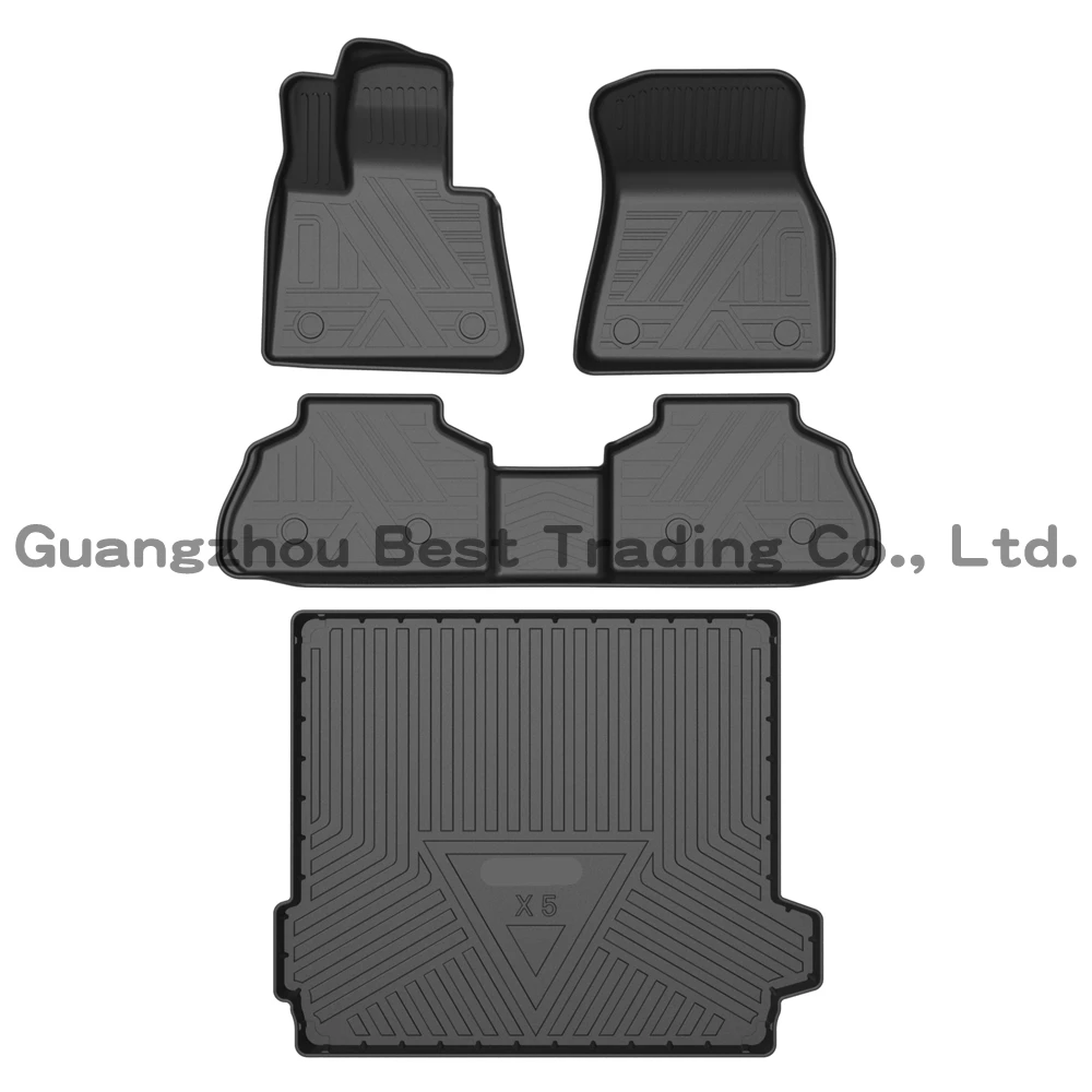 

Car Floor Mats Trunk mat Full Complete Waterproof For BMW X5 2014-2018 2019-2020 6 7 Series