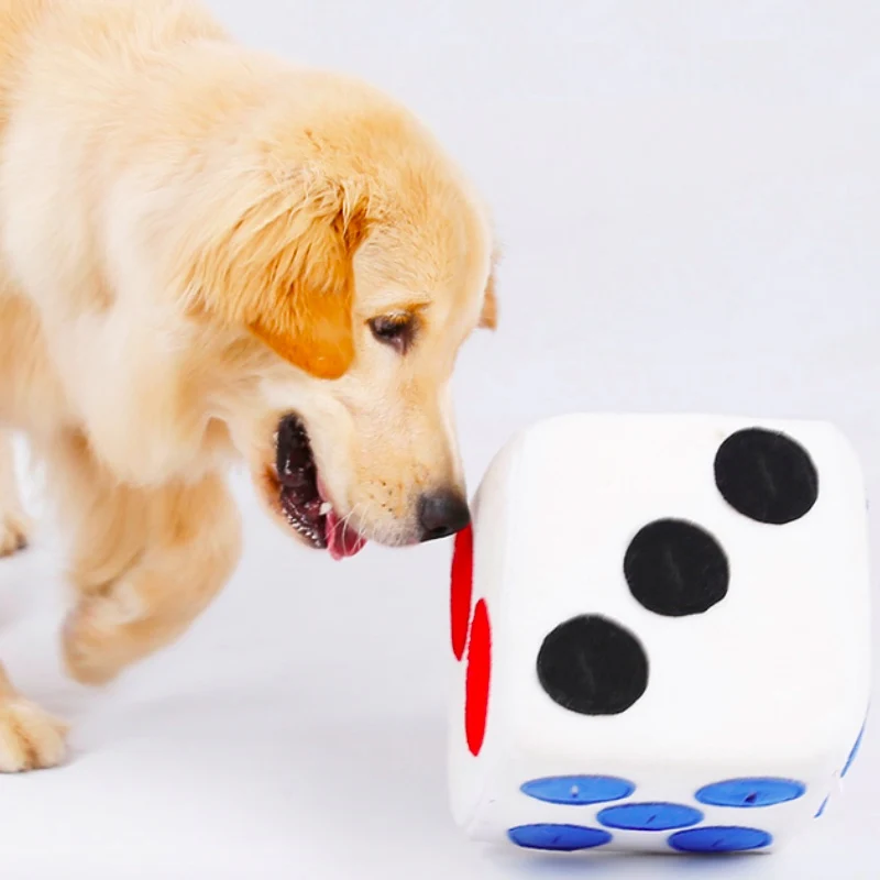 Игрушки плюшевые собаки цветные игральные кубики Форма куклы обучение запах Pet