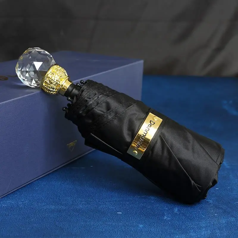 

Rain Women Umbrella Vintage Uv Protection Folding Luxury Children Umbrella Windproof Paraguas Mujer Kids Rain Gear AB50YS