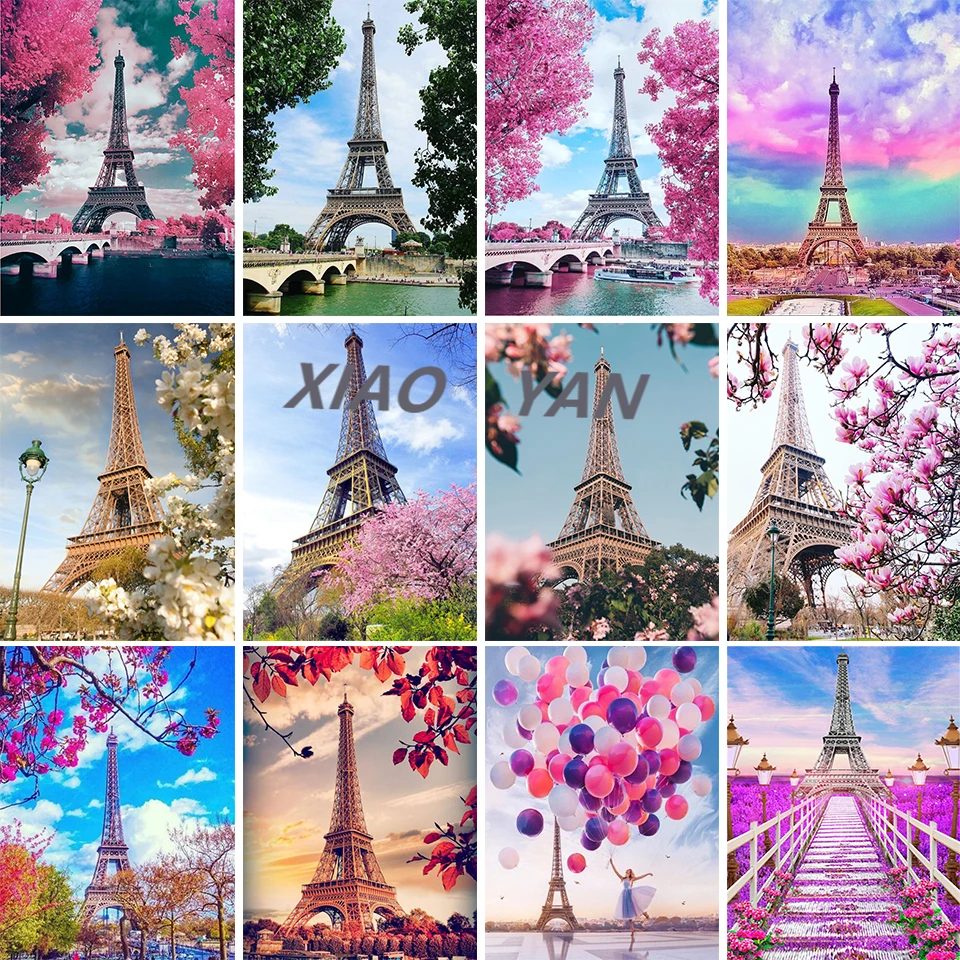 

Алмазная 5D картина «сделай сам», пейзаж стразы, картина, Эйфелева башня Парижа, алмазная вышивка, мозаика, искусство, подарок, наборы для укр...