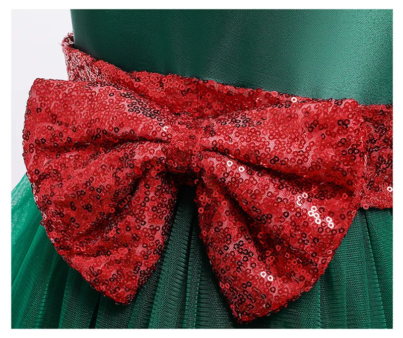 

Kids Clothe Christmas Girls Dress Sequins Dresses For Girls Carnival Party Princess Dress New Year Children Clothing 2 8 10 Year