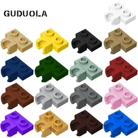 guduola plate 1 x 2 with middle ball cup socket 14704 small particle puzzle moc build parts education toys 50pcslot