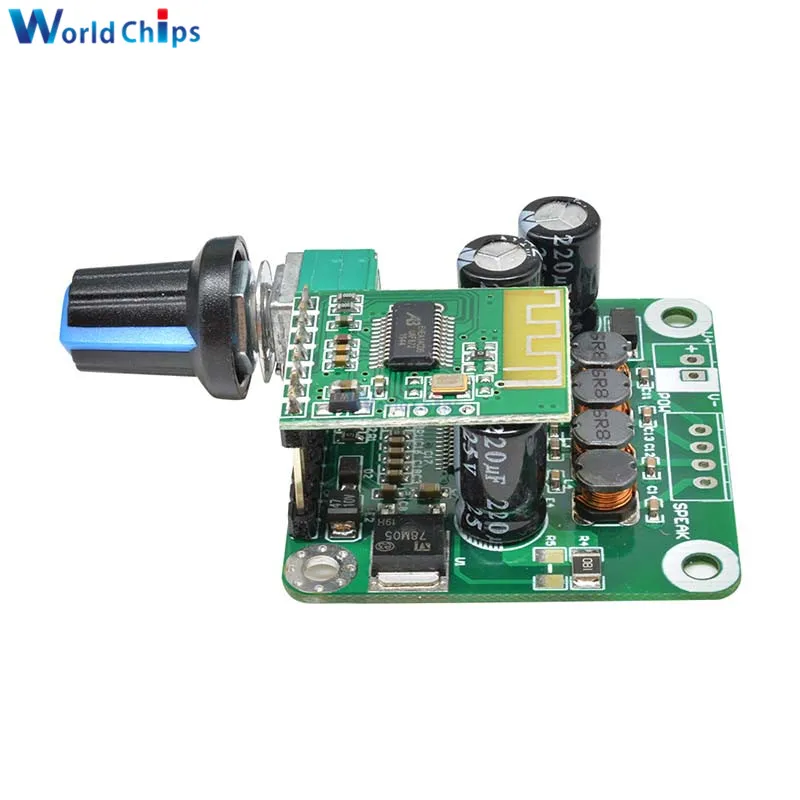 Bluetooth 4 2 TPA3110 15 Вт + Цифровой стерео аудио Мощность модуль усилителя 12V-24V
