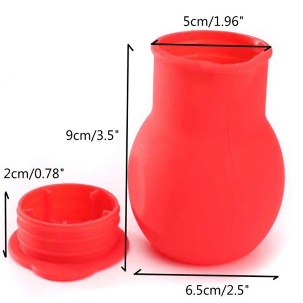 

Kitchen Red Decomposition Tank Chocolate Melting Mold Butter Butter Sauce Milk Silicone Pot Liquid Container