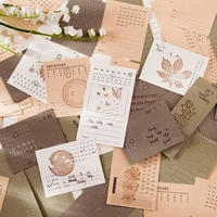 vintage decorative paper 60 pcs scrapbooking accessories easy to tear planner hand account collage material paper labels