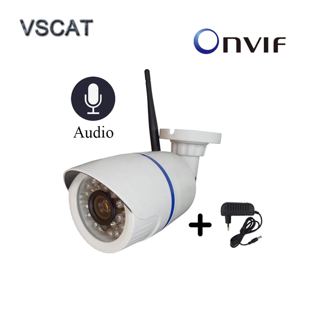 Аудио Беспроводная 3MP Full HD 1080P 2MP ip камера WiFi H.265 Безопасности s наружная