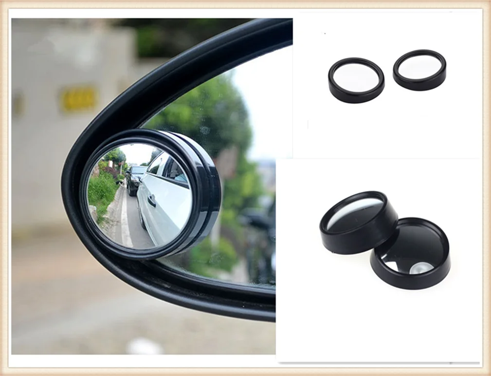 Зеркало заднего вида в форме автомобиля для слепых зон маленькая круглая