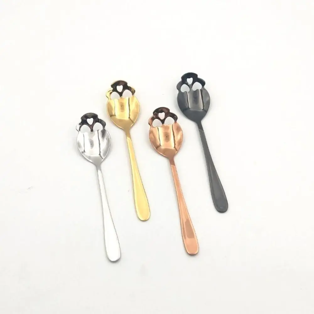 1 шт. ложка в форме черепа Кофе чайная Сталь смешивания десерт Новинка Посуда для