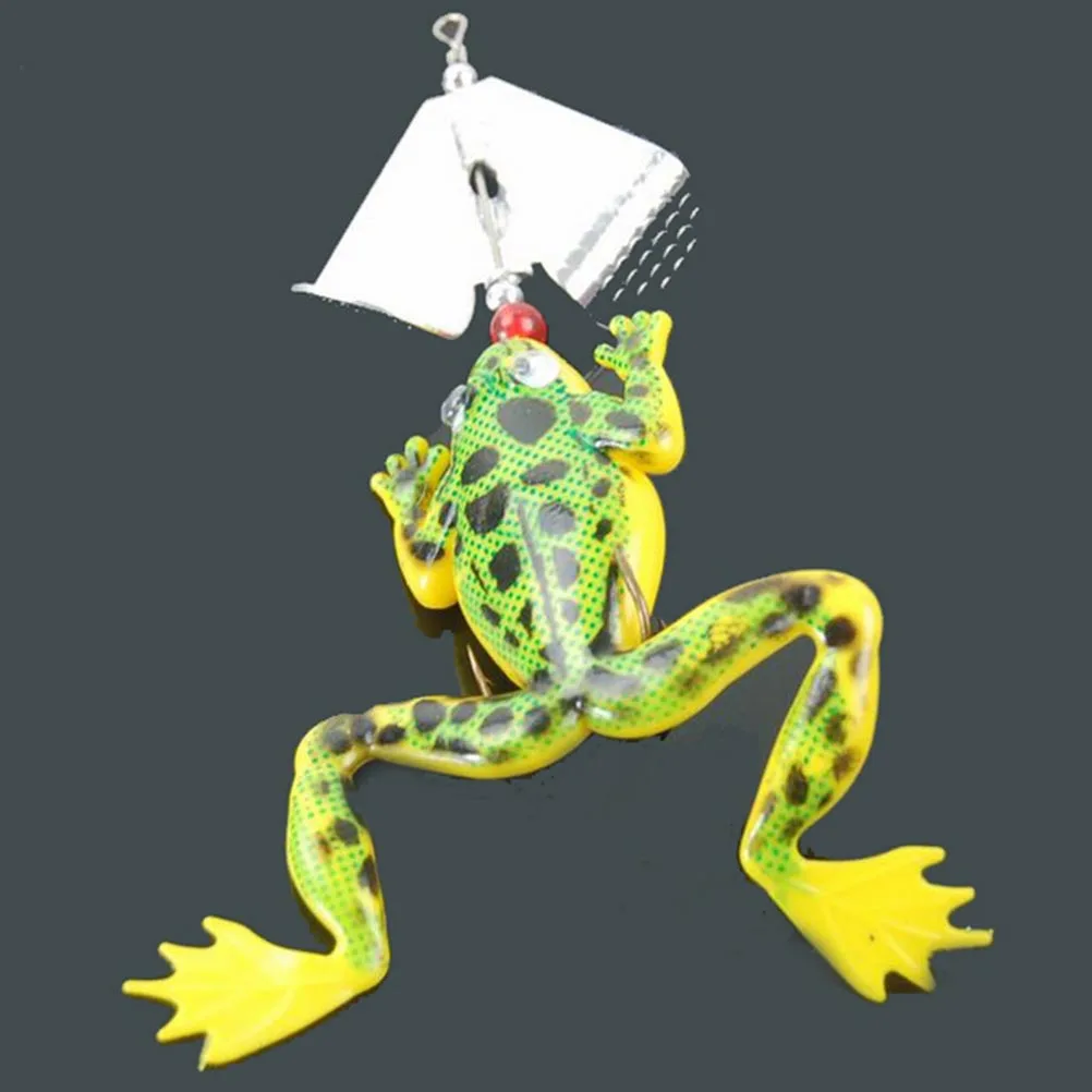 1 шт 15 г резиновая лягушка Форма мягкие приманки для ловли рыбы басовая рукоятка