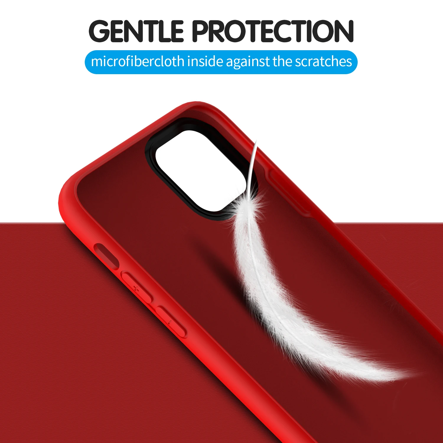 Жидкий силиконовый Контрастный ЦВЕТНОЙ чехол для телефона iphone 11 Pro X XS MAX XR 7 8 6 6S Plus