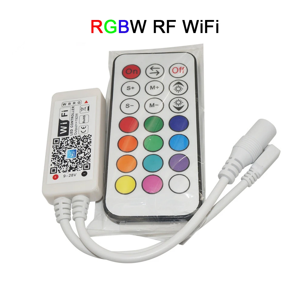 Мини беспроводной wifi светодиодный RGB / RGBW Пульт дистанционного управления ler RF