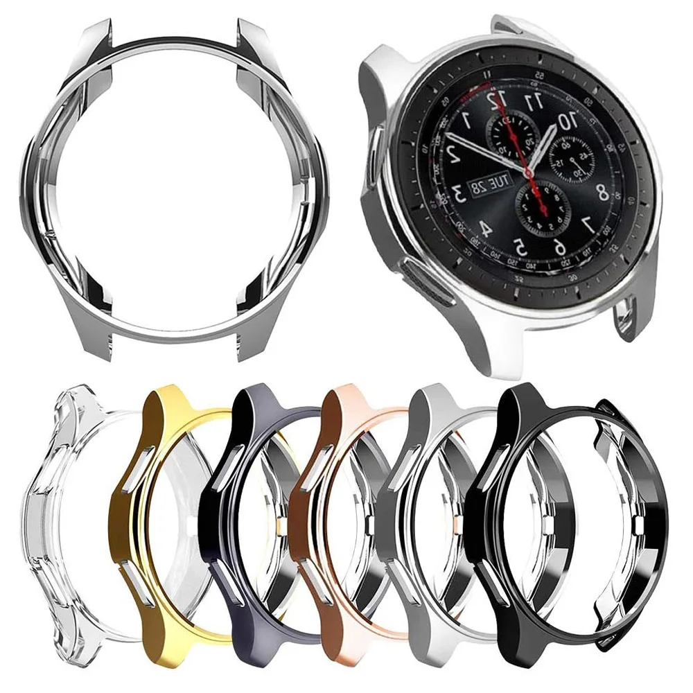 Смарт-часы полосы аксессуары чехол для Samsung Gear S3/Galaxy часы 46 мм Чехол Мягкий ТПУ