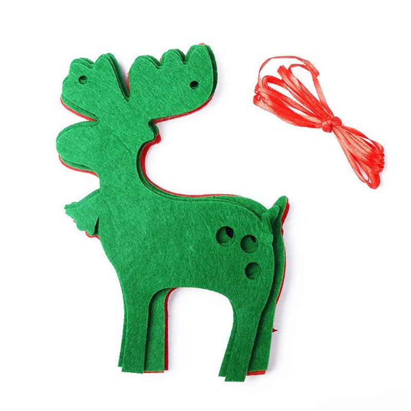 Christmas decorations pull flags home party pendants letters bunting decoration pennants | Дом и сад