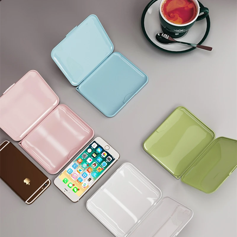 

KN95 Student Portable Dust Mask Box Plastic Storage Box