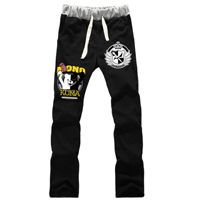 

Anime Danganronpa Monokuma Sweatpants Unisex Harajuku Streetwear Elastic Waist Cargo Pants Hip Hop Training Joggers Trousers