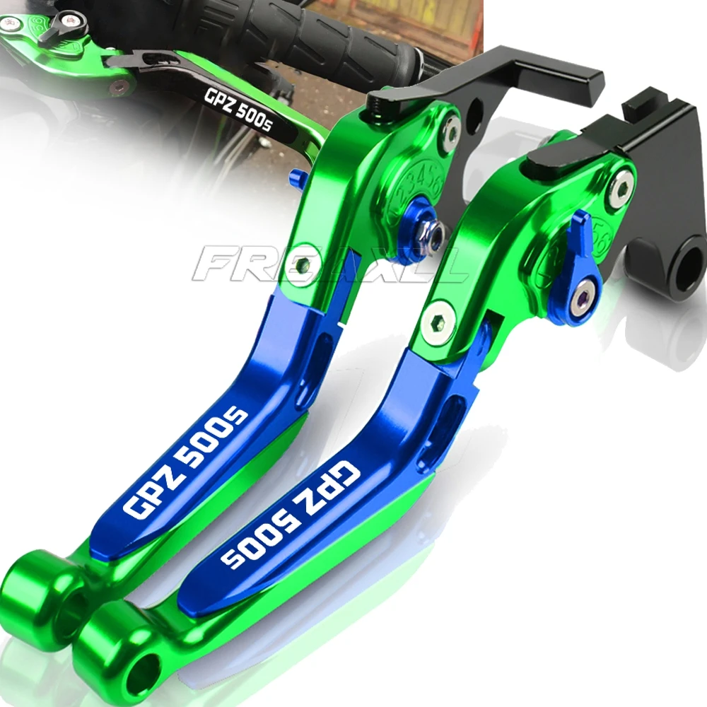 

For Kawasaki GPZ500S 1990-2009 2001 2002 2003 2004 2005 2006 2007 2008 Motorcycle Folding Extendable Brake Clutch Levers 2000