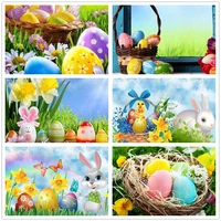 diy easter rabbit full square drill diamond painting colorful handmade cross stitch kits embroidery mosaic home room wall decor