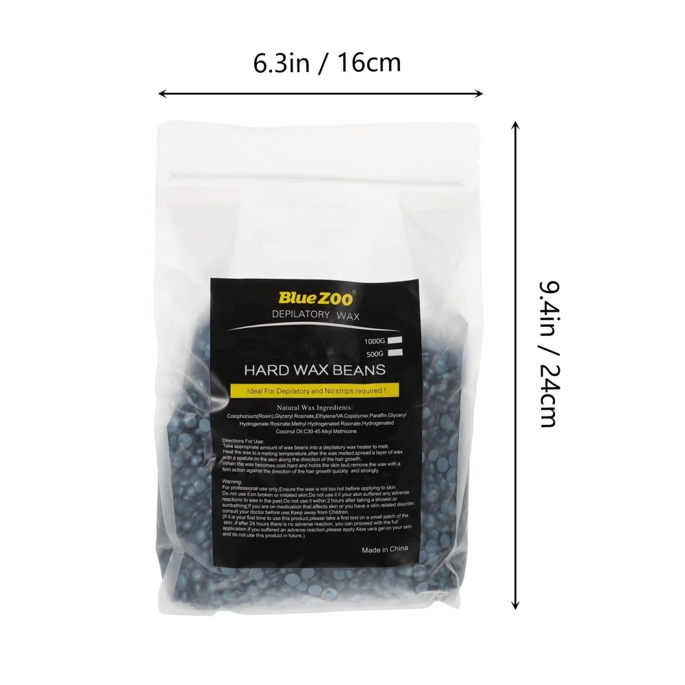 

1 Bag of Body Unhairing Wax Beads Household Hair Removing Supplies (1000g)
