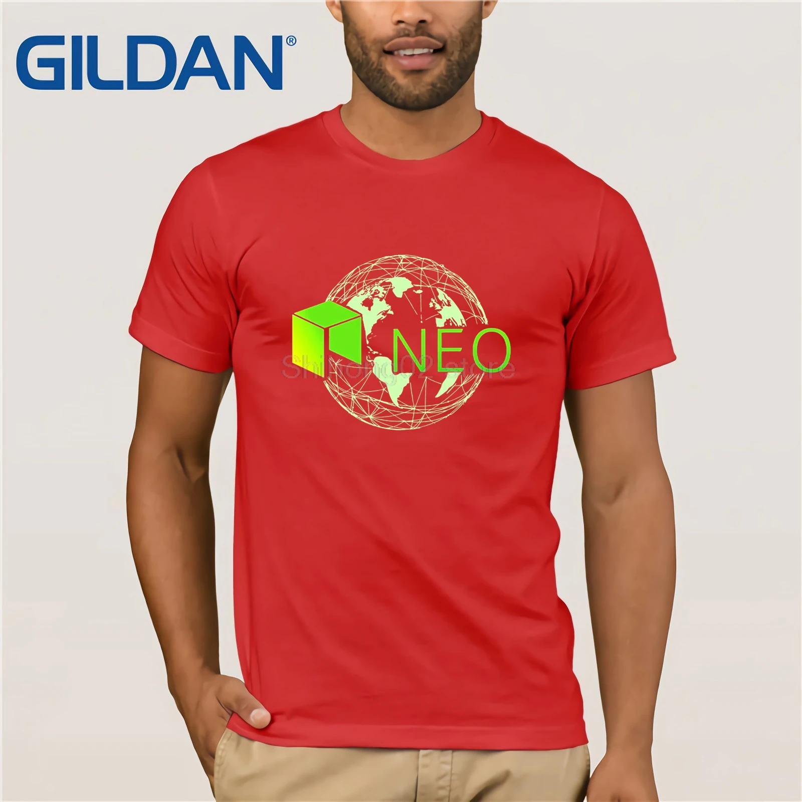 Neo Crypto Cryptocurrency Shirt Summer T-shirt | Мужская одежда