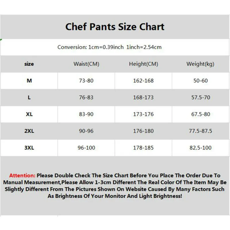 Штаны шеф повара из эластичной джинсовой ткани рабочая одежда брюки для