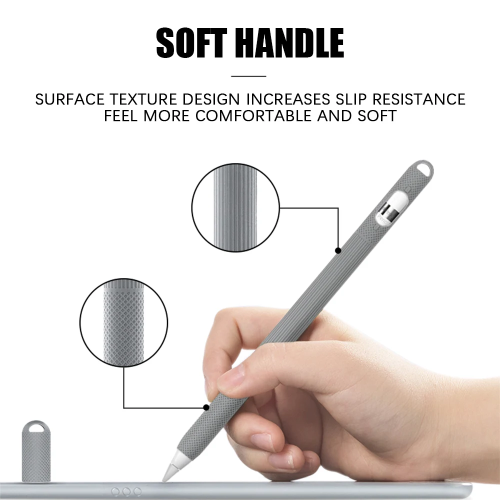 Soft Silicone Case Cap Tip Cover Holder For Apple Pencil 2nd Generation Tablet Touch Pen Stylus Pouch Sleeve iPad 2 | Электроника