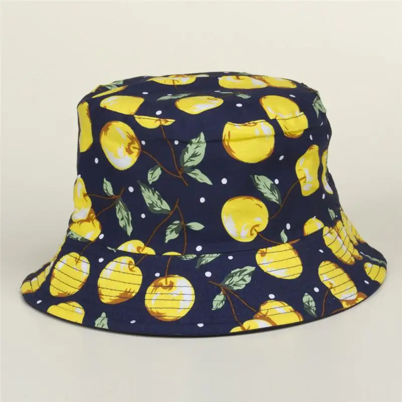 

Панама Всесезонная хлопковая с принтом яблок и фруктов, 2021