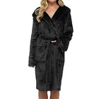 Зимняя теплая женская ночная рубашка, толстая плюшевая пижама из кораллового флиса, ночная рубашка, одежда для сна, плотный женский халат, домашняя одежда для отеля