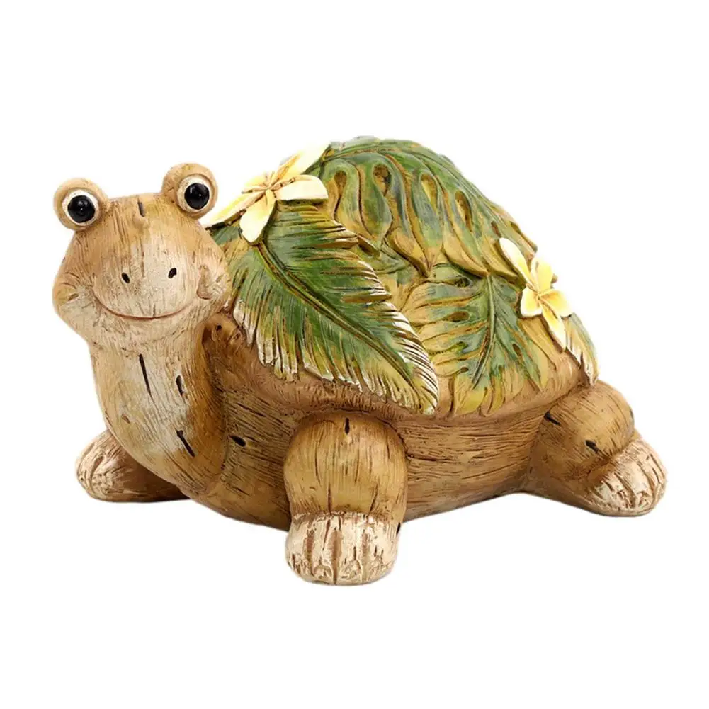 

Оптовая продажа, статуя для сада, искусственный орнамент из смолы, Декор, фигурка черепахи, скульптура, садовые статуи, садовые аксессуары