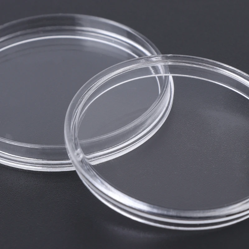 Круглый акриловый держатель для монет в виде капсулы 38 6 мм 1 унция 85 а шт.|Бутылки