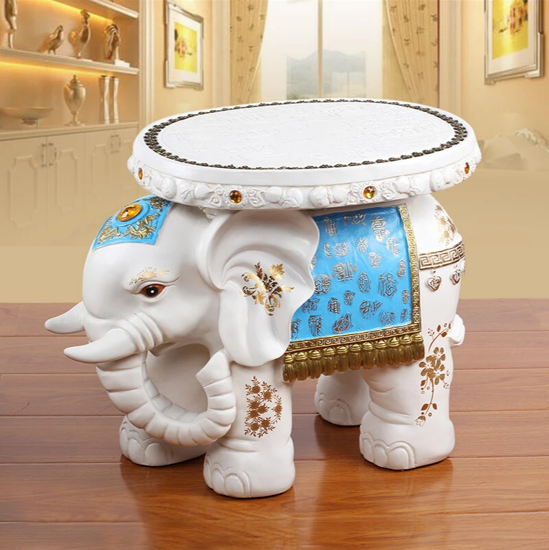 

European Elephant Shoe Change Stool Ornaments