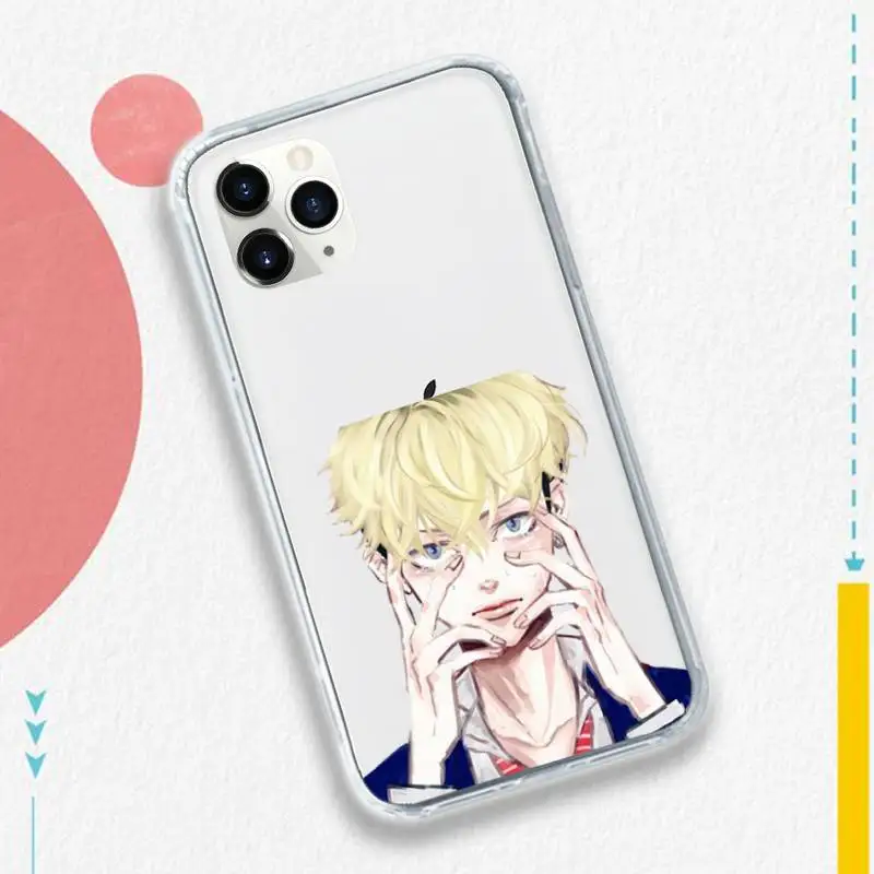 

Anime Tokyo Revengers Mikey Phone Case Transparent soft For iphone 5 5s 5c se 6 6s 7 8 11 12 plus mini x xs xr pro max