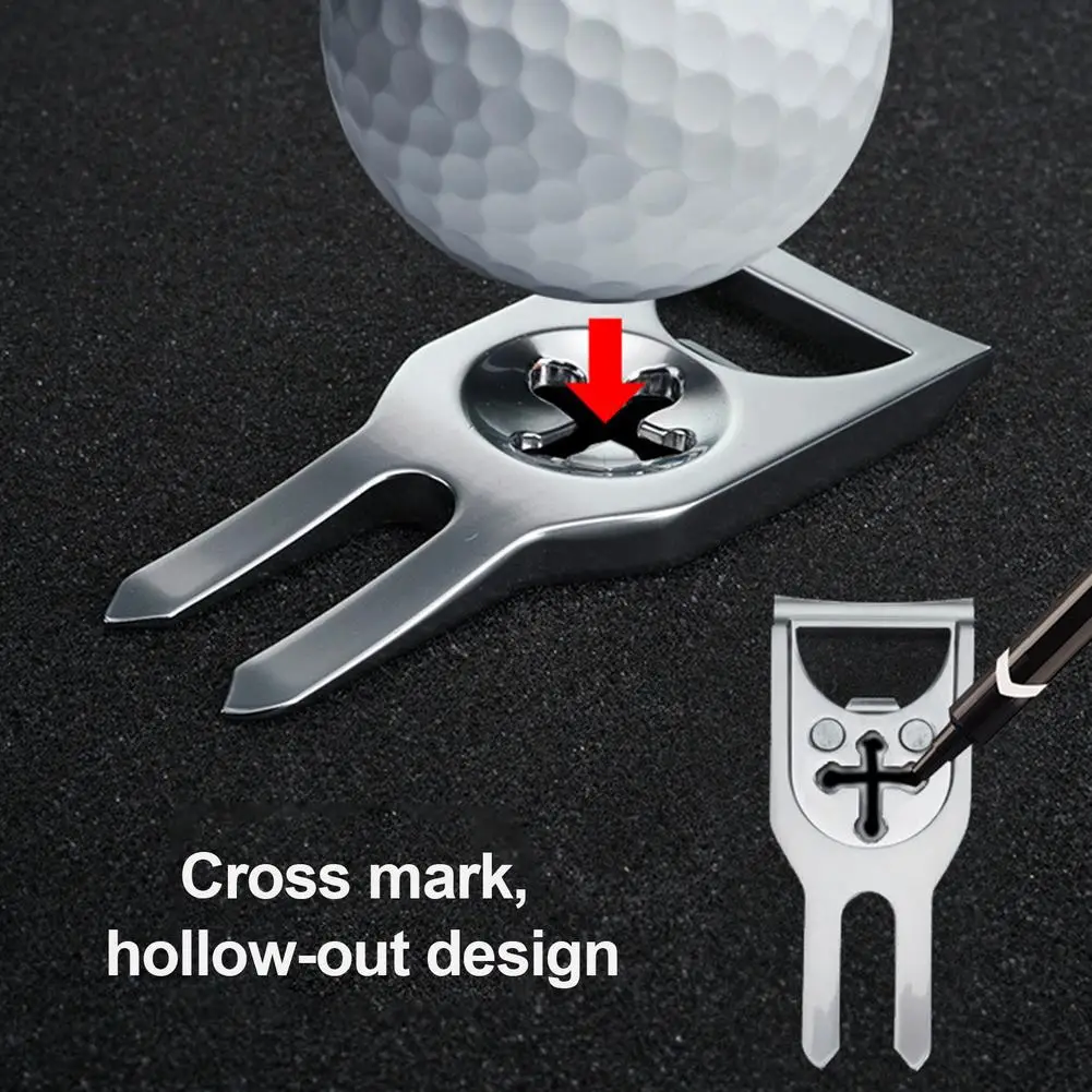 

Portable Golf Divot Tool High Quality Marking For Identification Multi-purpose Golf Divot Tool Ball Pen Golf Accessory