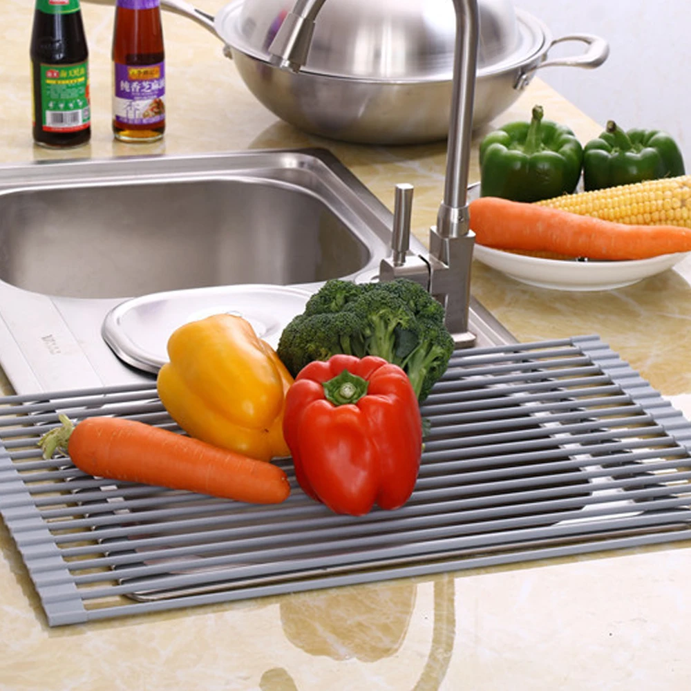 

13 x 9 Dish Drying Rack Over The Sink Rack Dish Drainers-Multipurpose Kitchen Drying Rack for Dishes Vegetables Fruit