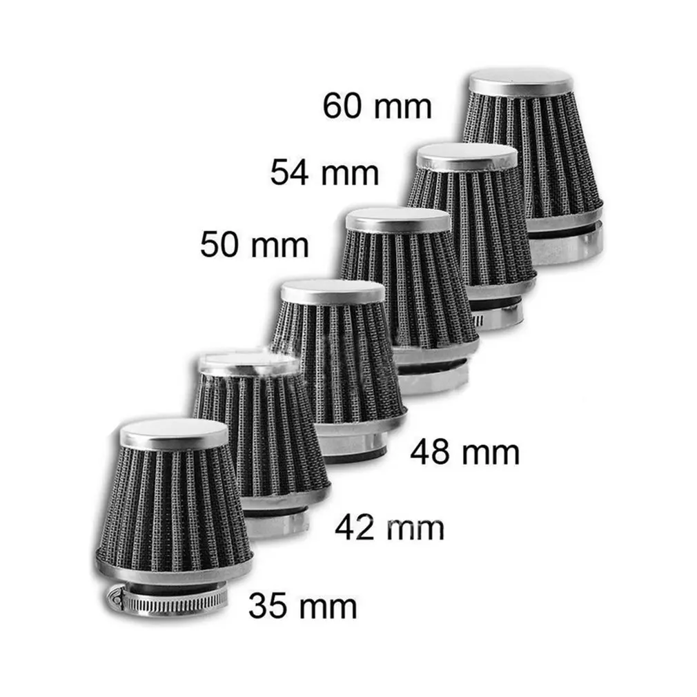 Universal 35-60mm Motorcycle Tapered Air Filter Cleaner Dirt Pit Bike For Honda Yamaha Suzuki Kawasaki Street bike Taotao Kazuma |
