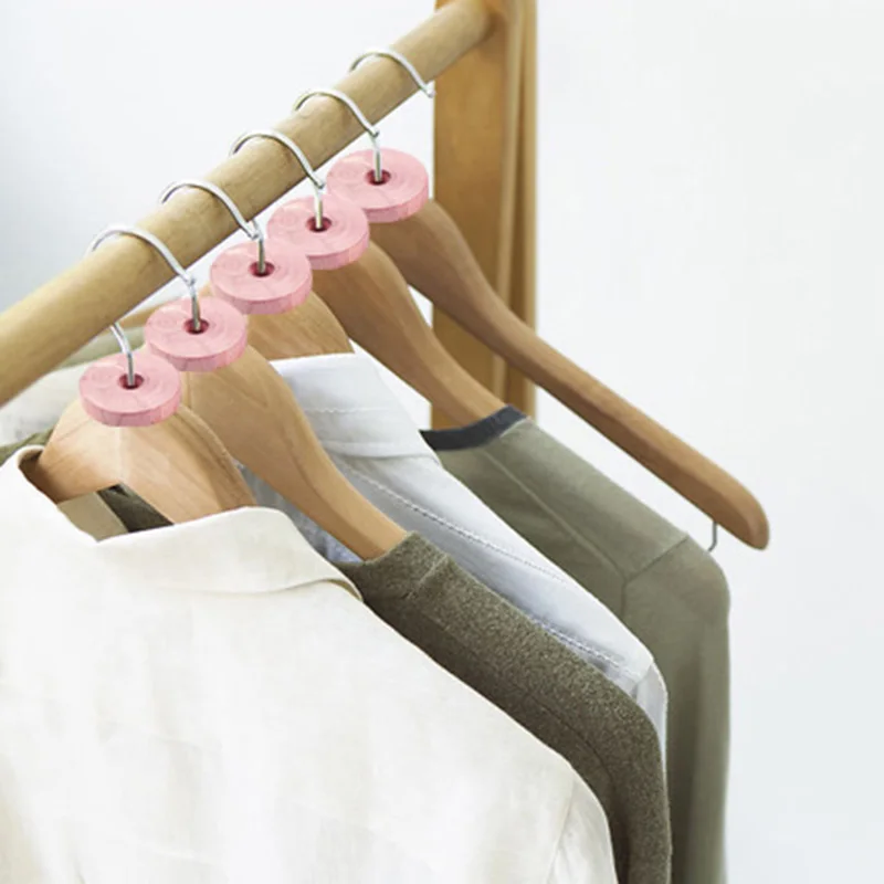 Деревянные вешалки-кольца для хранения и защиты одежды 30 шт. | Дом сад