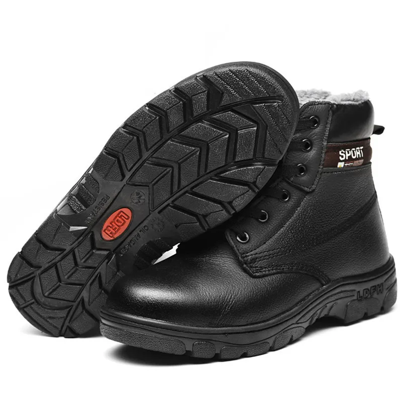 Ботильоны Для мужчин 2019 зимние теплые восхождение на снежную погоду сапоги