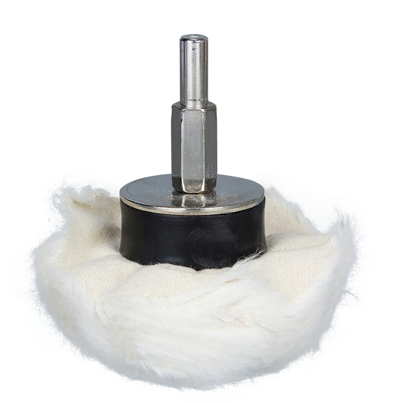 

HOT-9 Pcs Plastic Polishing Wheel Kit Dome Goblet Cylinder Buffing Metal Set Cotton Cloth Compound Metal Polishing Kit