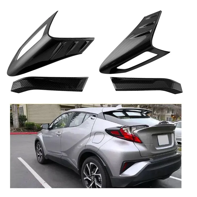 

Для Toyota C-HR CHR C HR 2017 2018 ABS задний светильник крышка лампы отделка задний светильник крышка рамка Защитная Наклейка аксессуар для стайлинга ав...